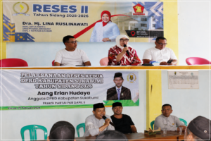Reses Anggota DPRD Provinsi dan Kabupaten Digelar di Aula Desa Cisaat
