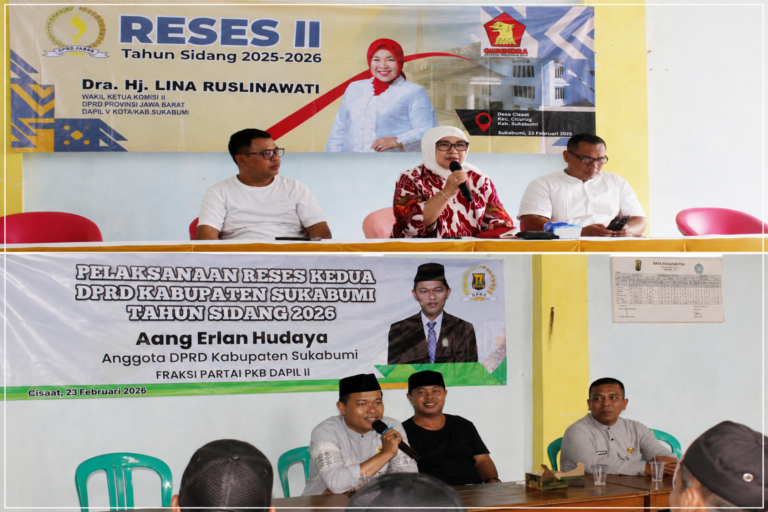 Reses Anggota DPRD Provinsi dan Kabupaten Digelar di Aula Desa Cisaat
